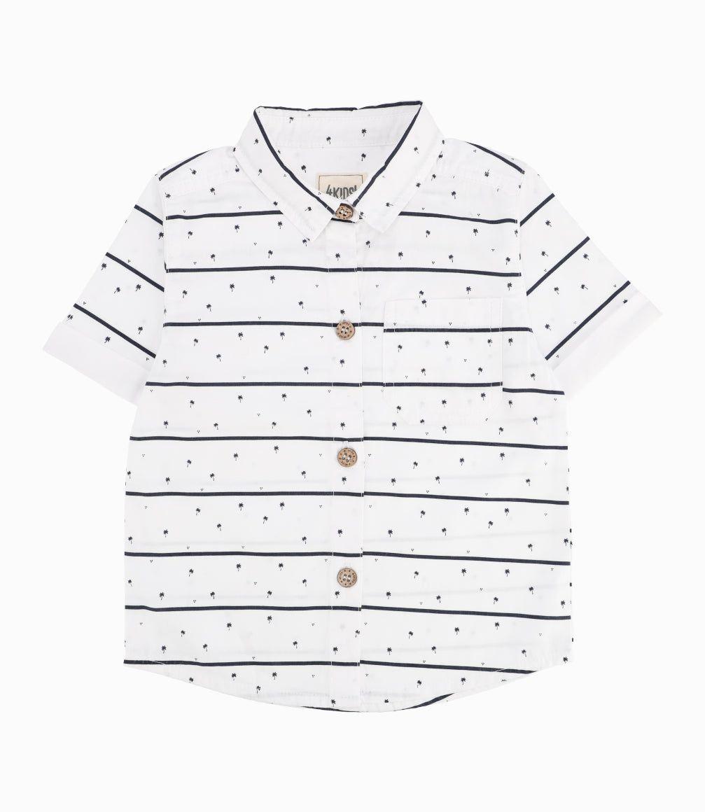 Camisa Bebé Niño Con Diseño Blanco-3
