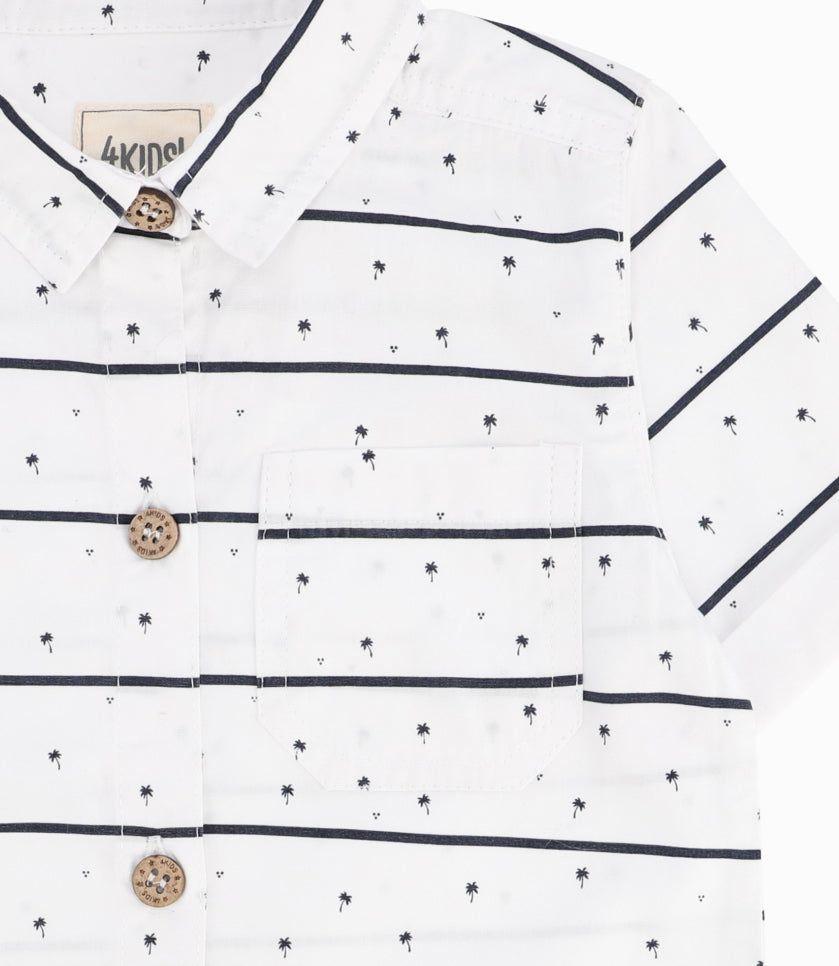 Camisa Bebé Niño Con Diseño Blanco-4