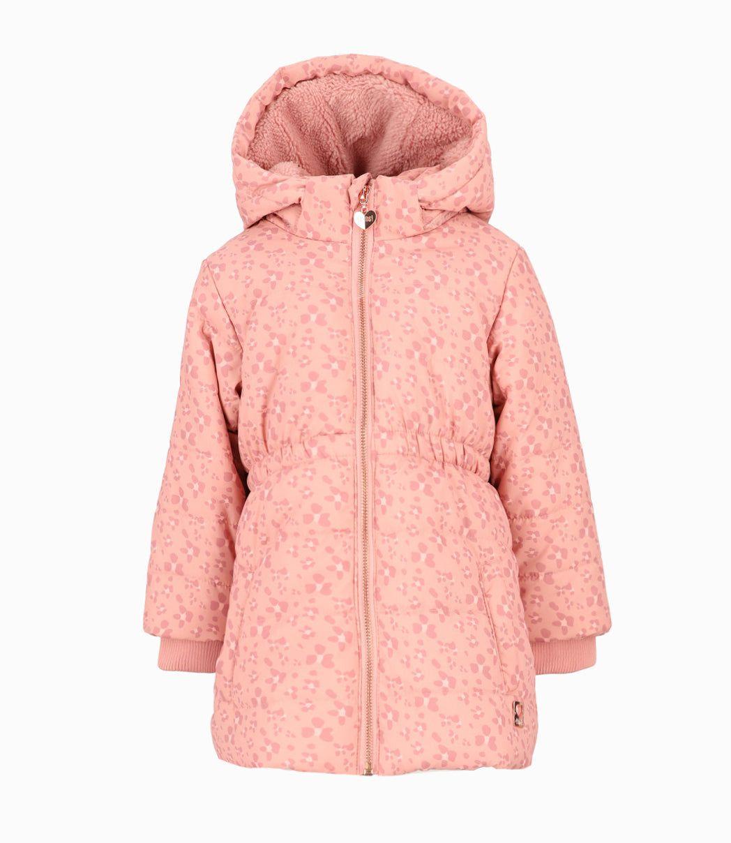 Parka bebés con flores rosado 4 Kids-0