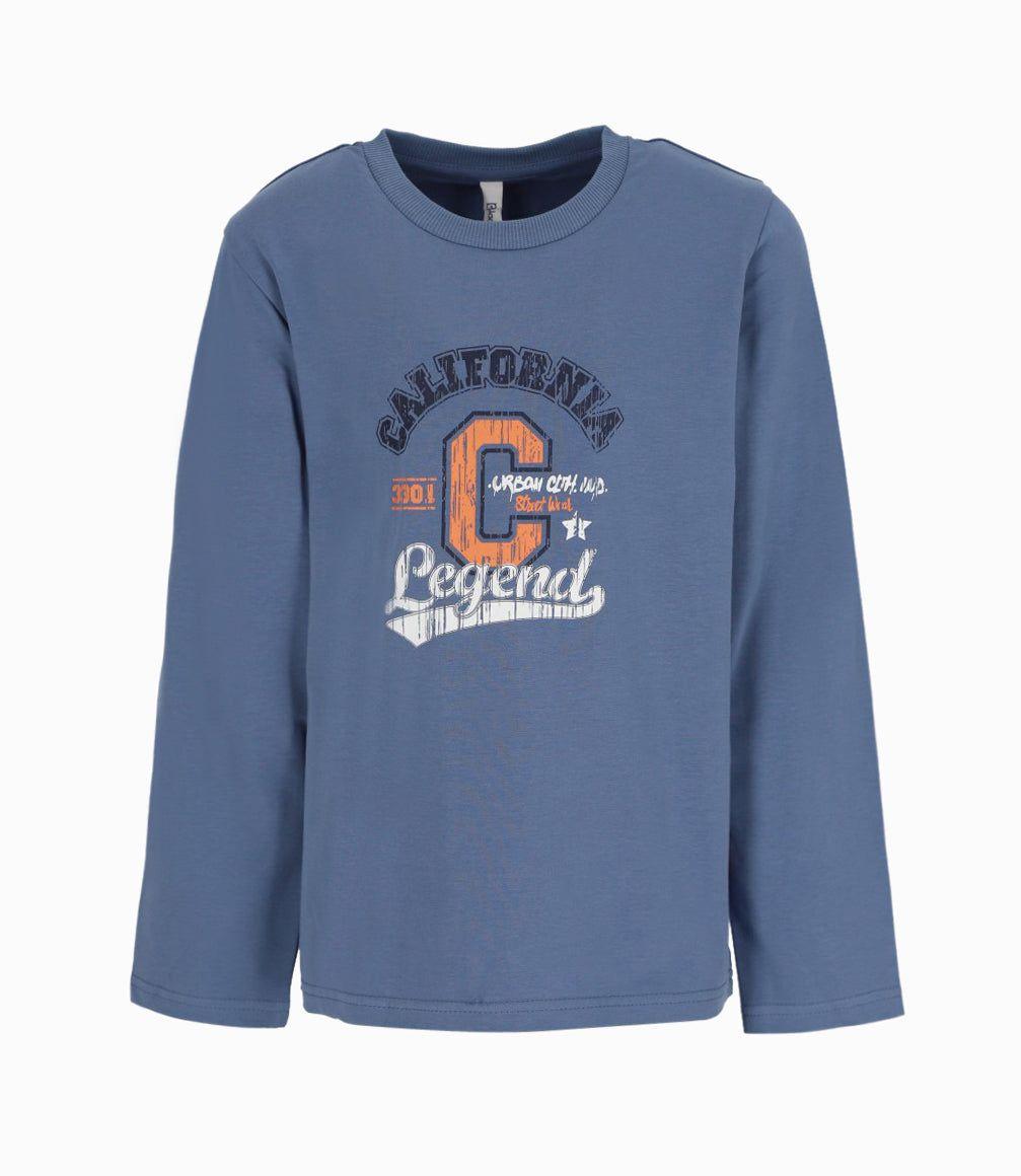 Polera niño california celeste Black and Blue-0