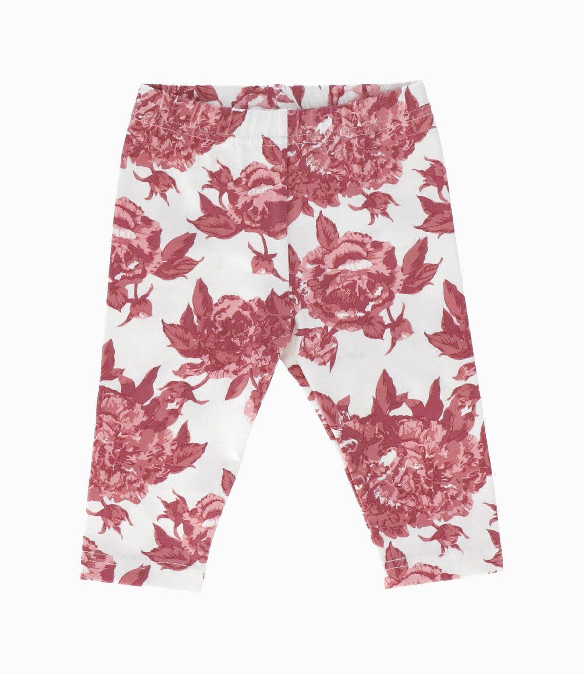 Conjunto recién nacida con flores crudo Limonada-3