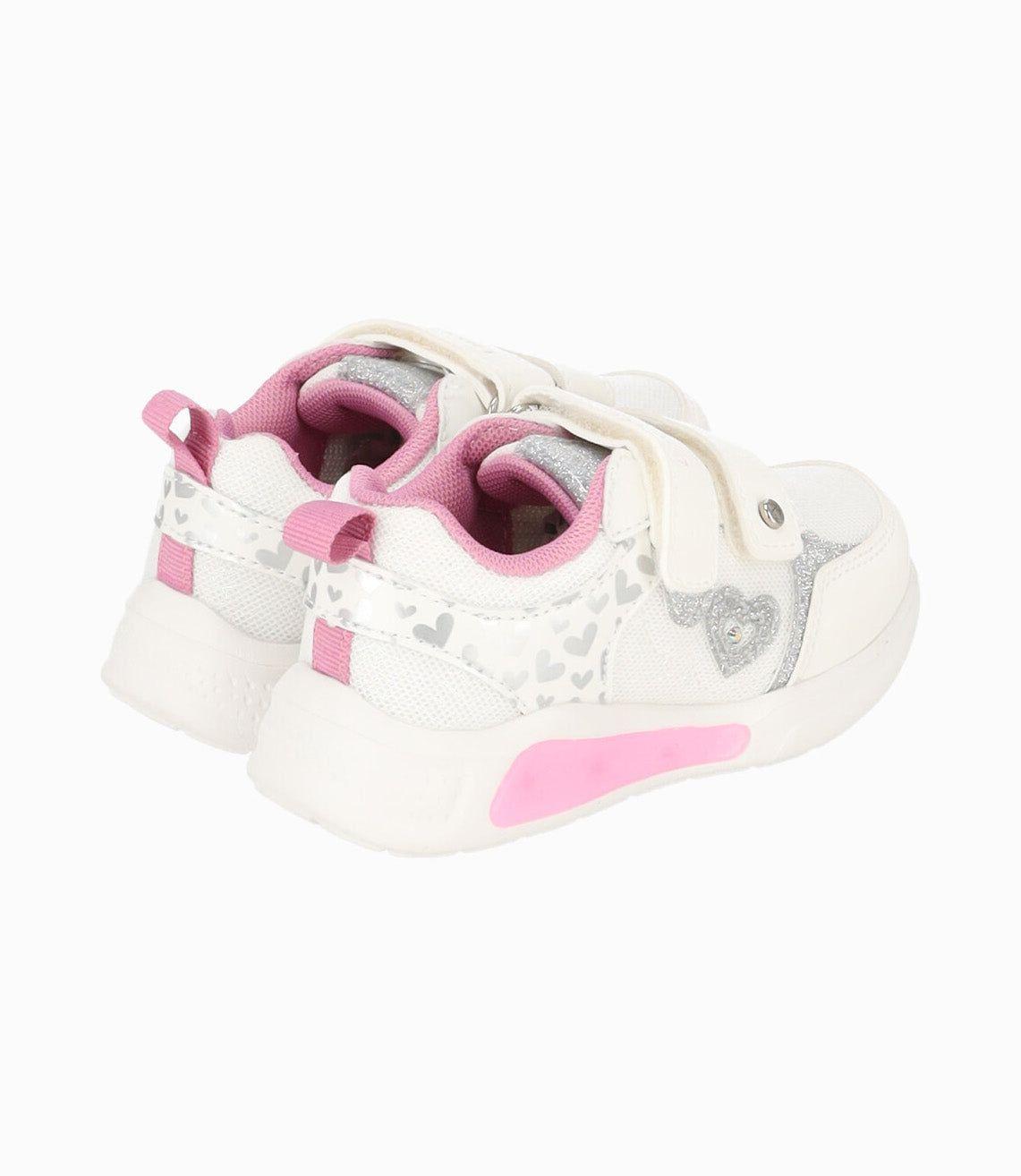 Zapatilla bebé con luces Blanco LIMONADA-2