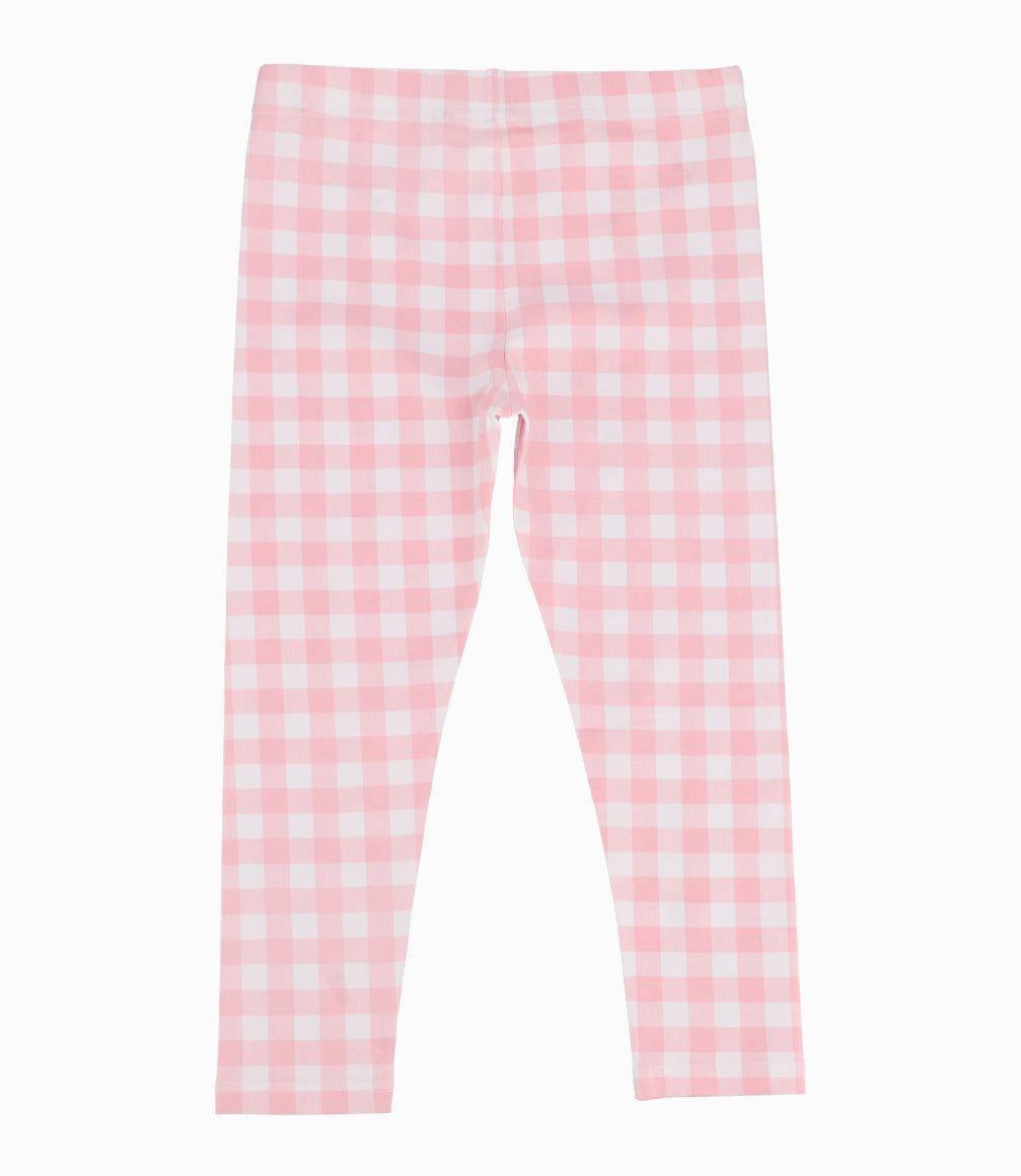 Calza Niña Cuadrillé Rosado 4 Kids-5