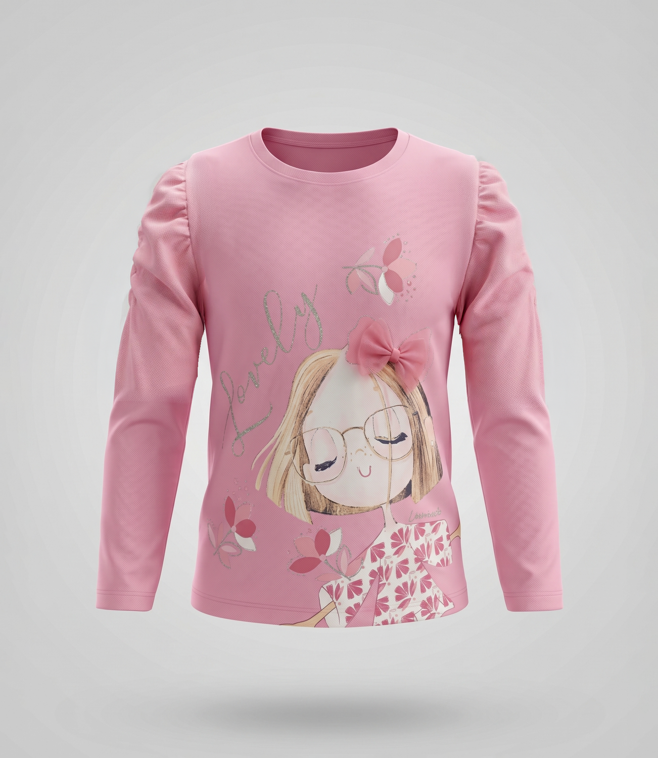 Polera manga larga niña  L11011270978 coral Limonada-1