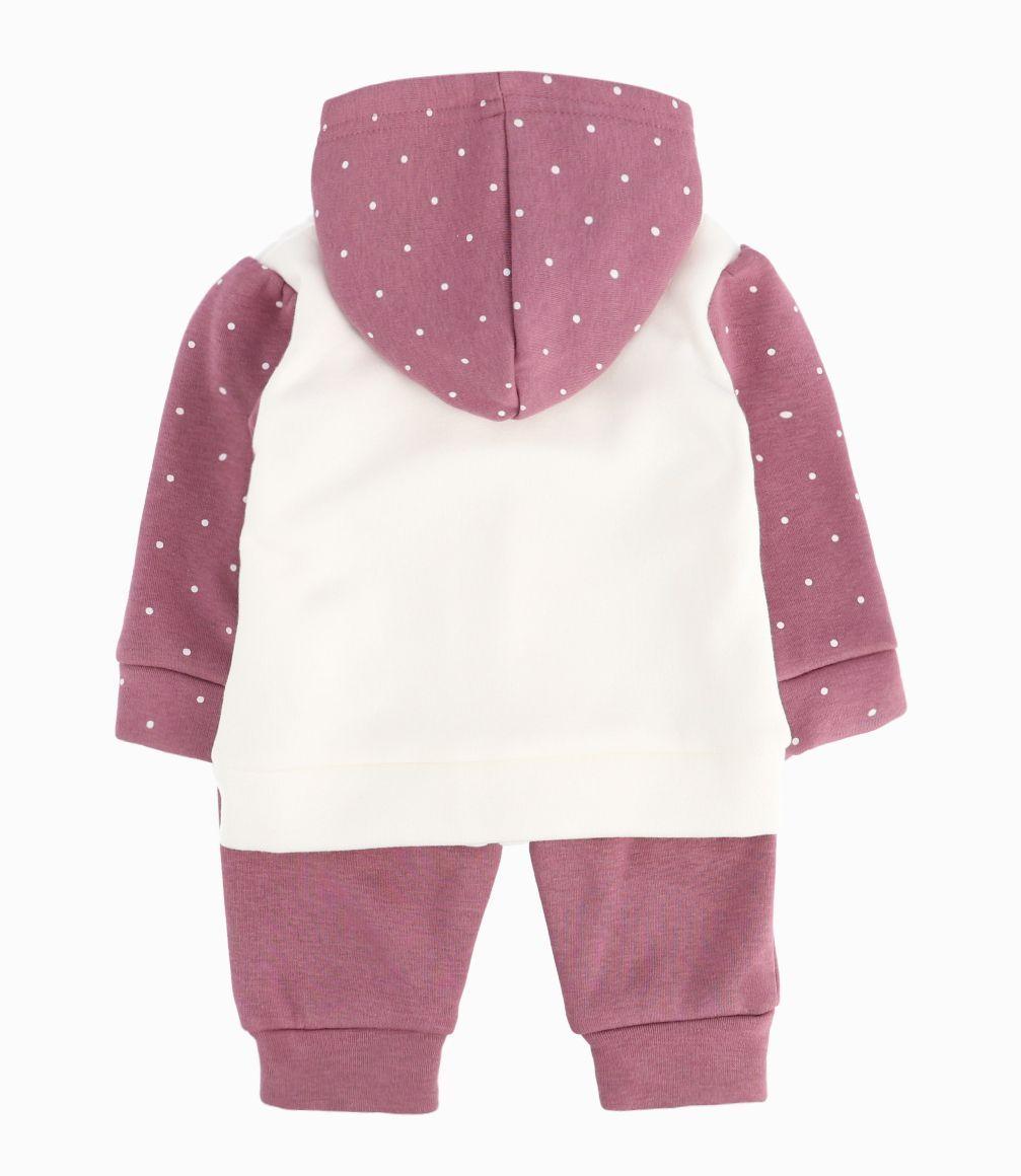 Conjunto Buzo Recién Nacida Con Conejito Limonada Uva-1