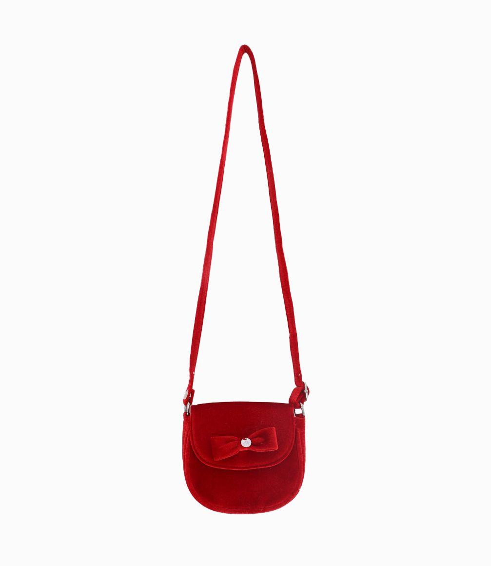 Cartera Con Lazo Niña Rojo Limonada-0