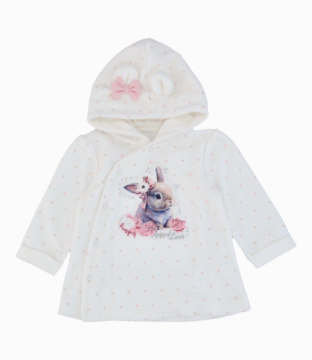 Conjunto recién nacida con conejo rosado Limonada-1