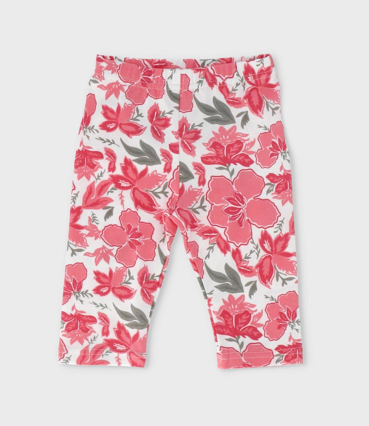 Conjunto recién nacida con estampado coral Limonada-3