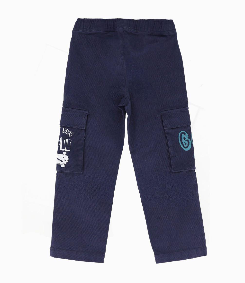 Pantalón niño cargo azul marino 4 Kids-1