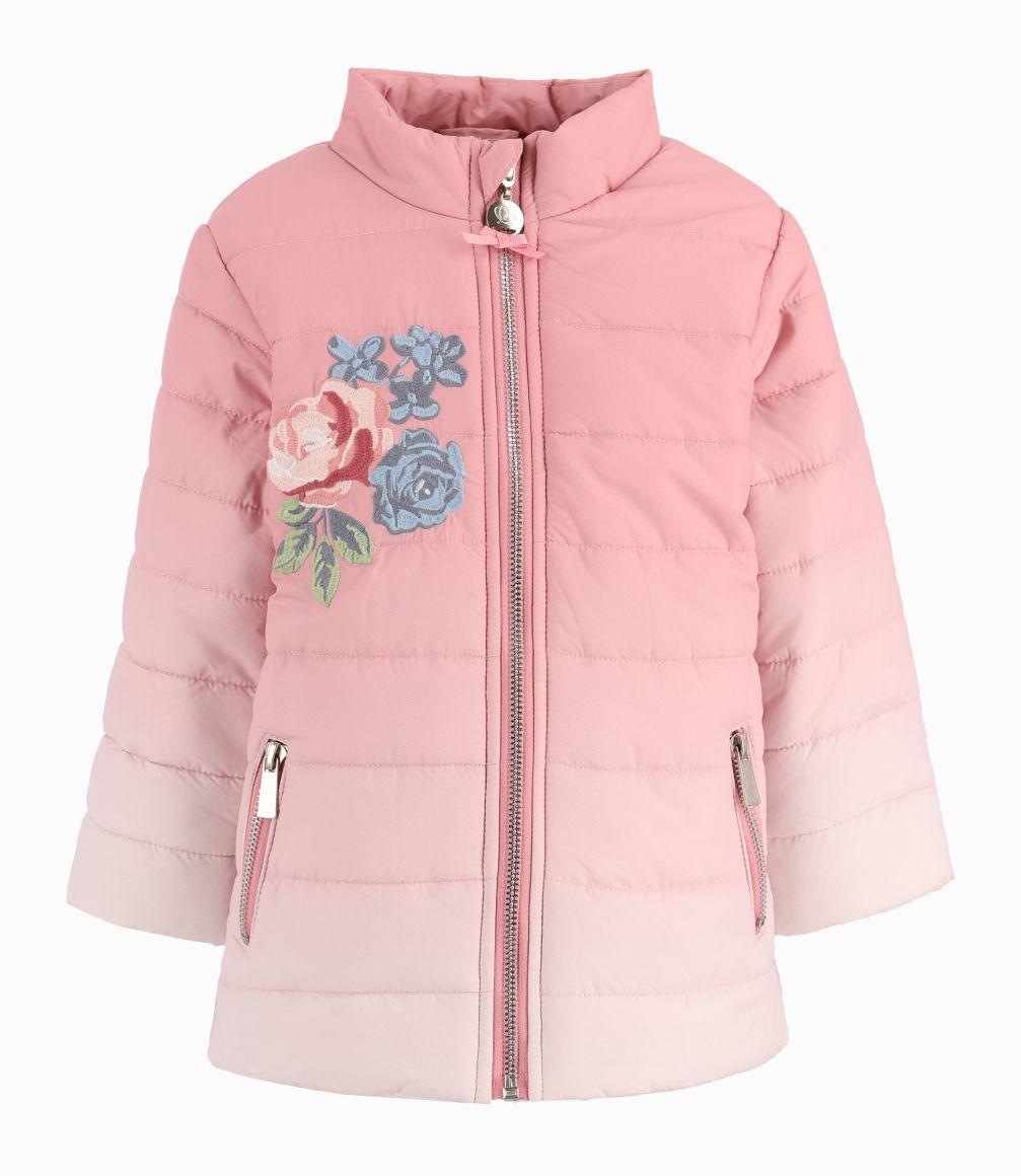 Parka Bebé Niña Degradé Limonada Palo Rosa-0