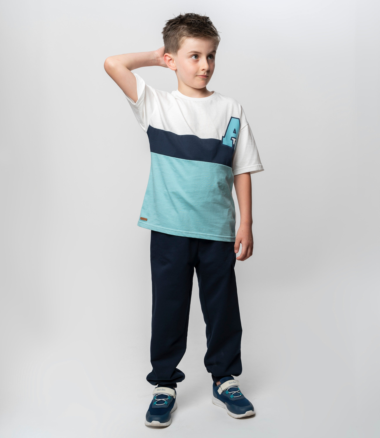 Conjunto niño crudo Black and Blue-0