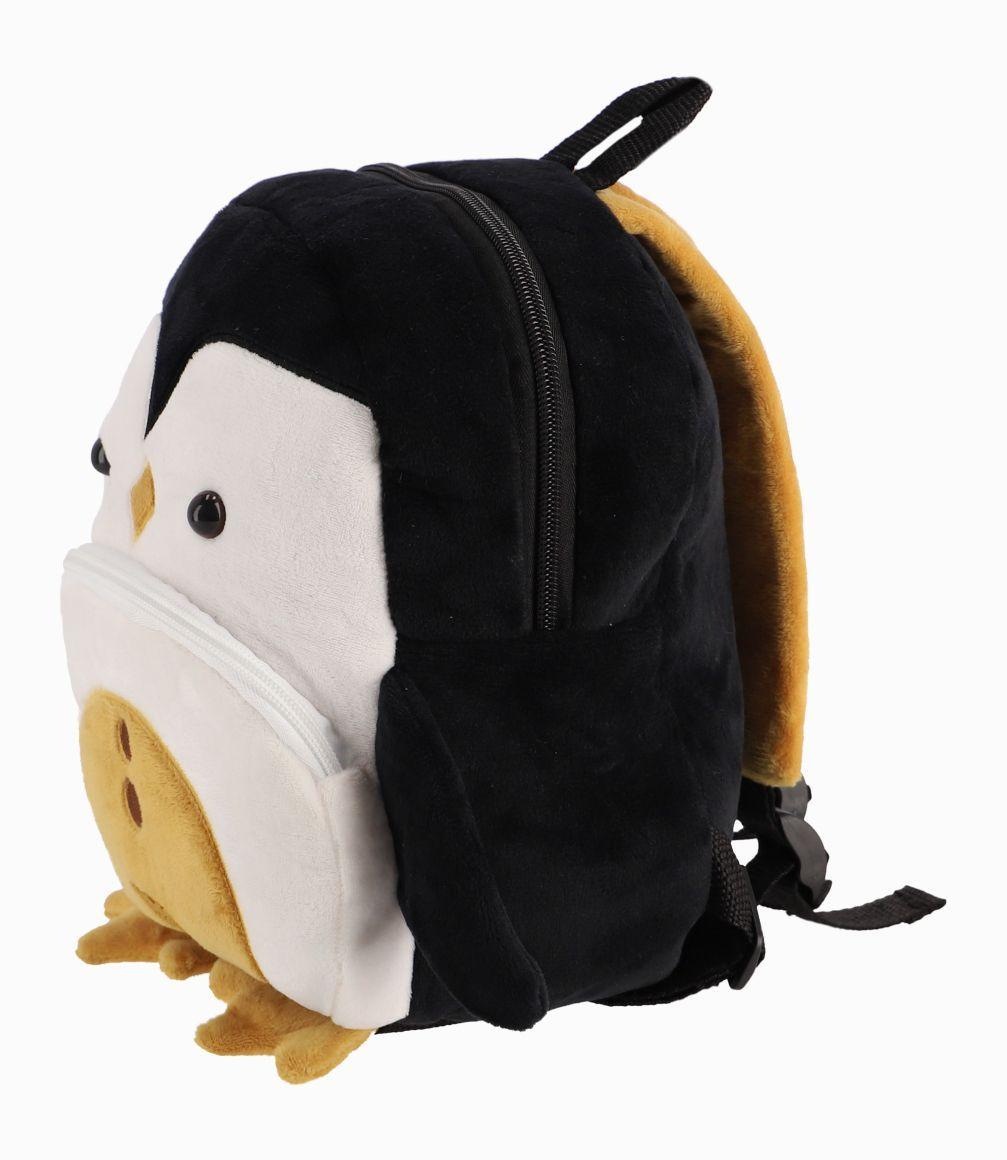 Mochila Niño De Pingüino Black And Blue Mostaza-1