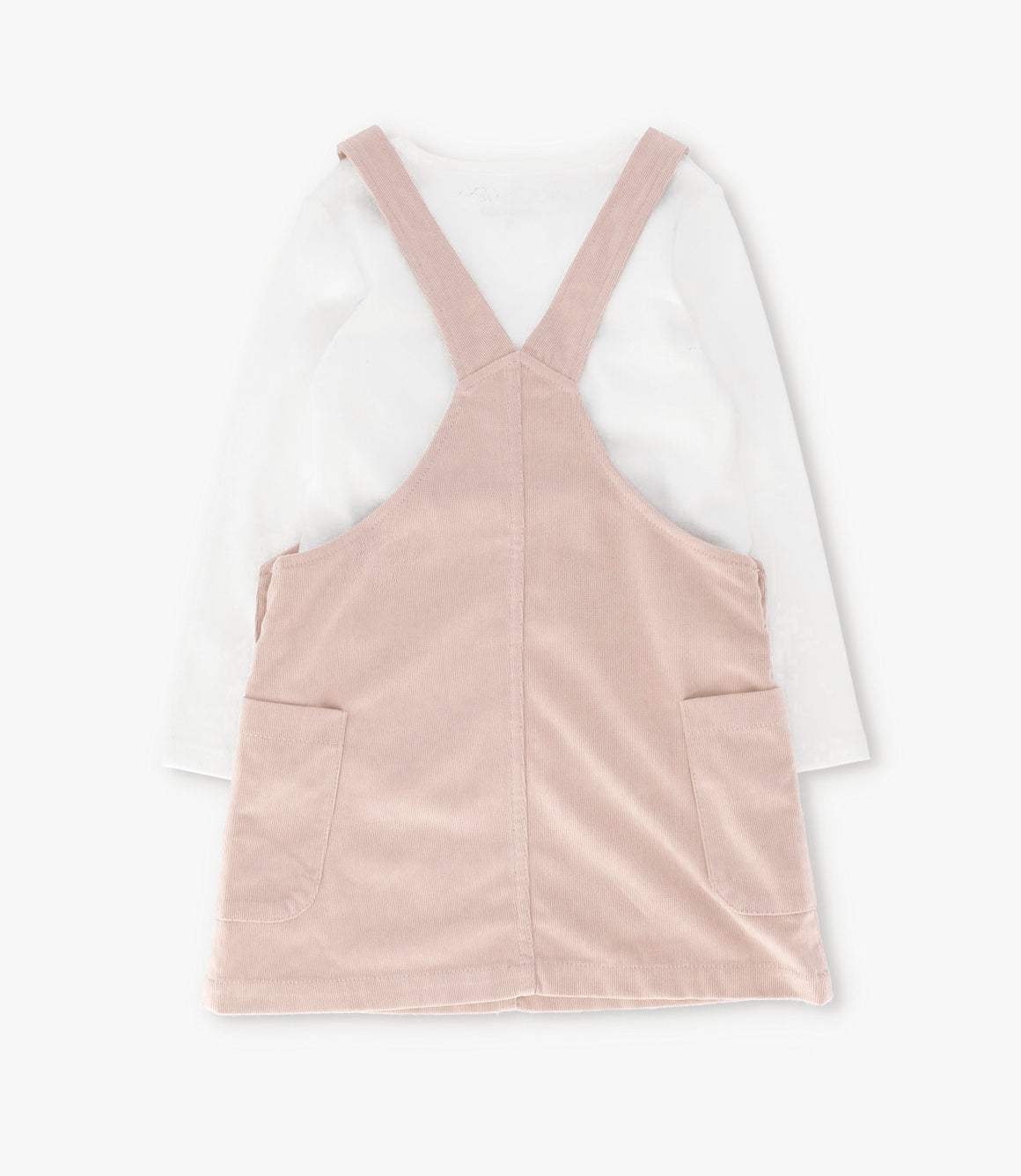 Vestido niña de cotelé beige Limonada-2