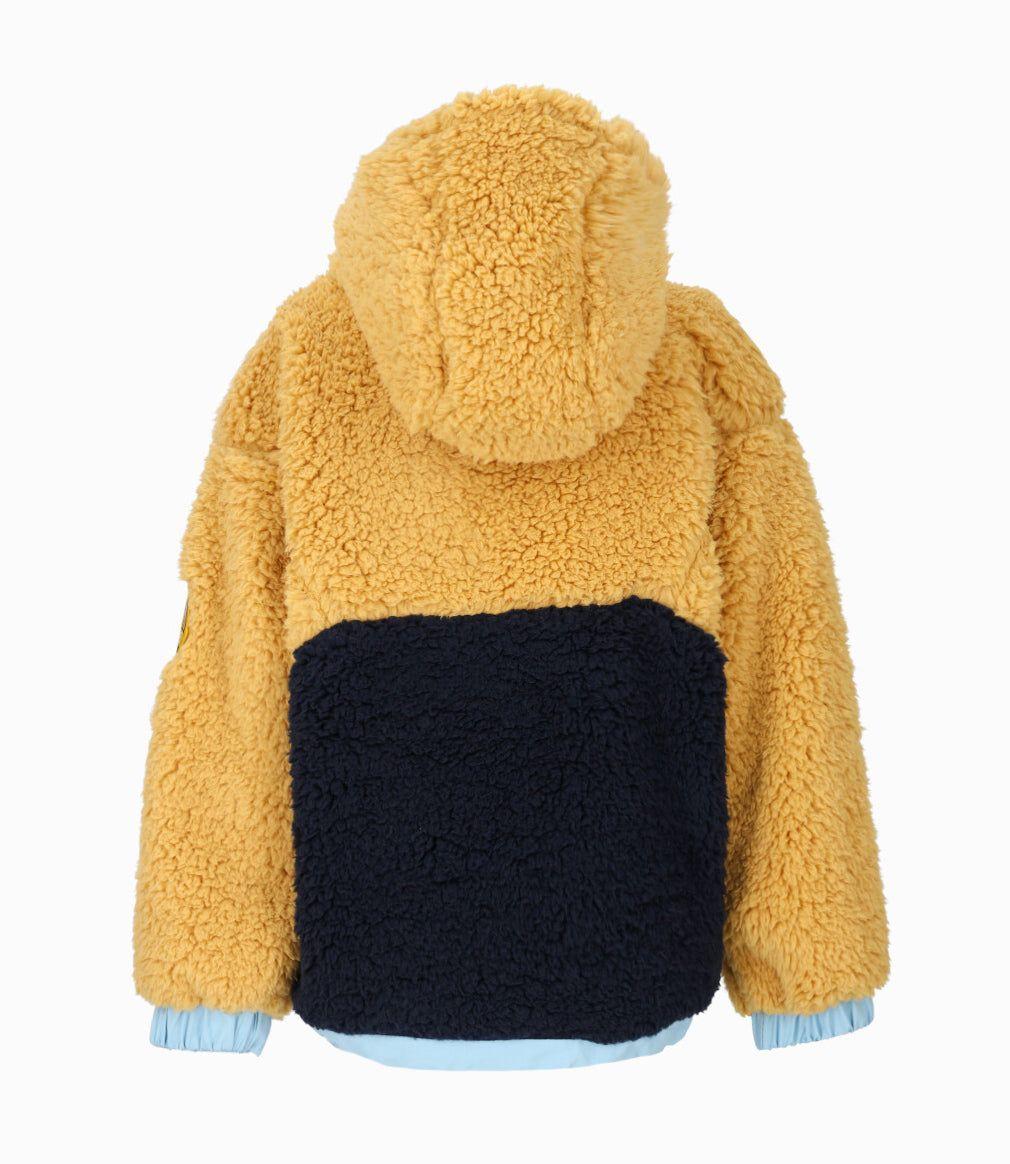 Polerón niño sherpa mostaza Black and Blue-1