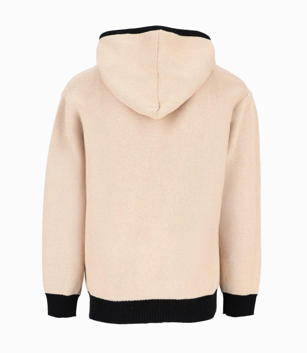 Chaleco niño tejido beige Black and Blue-2