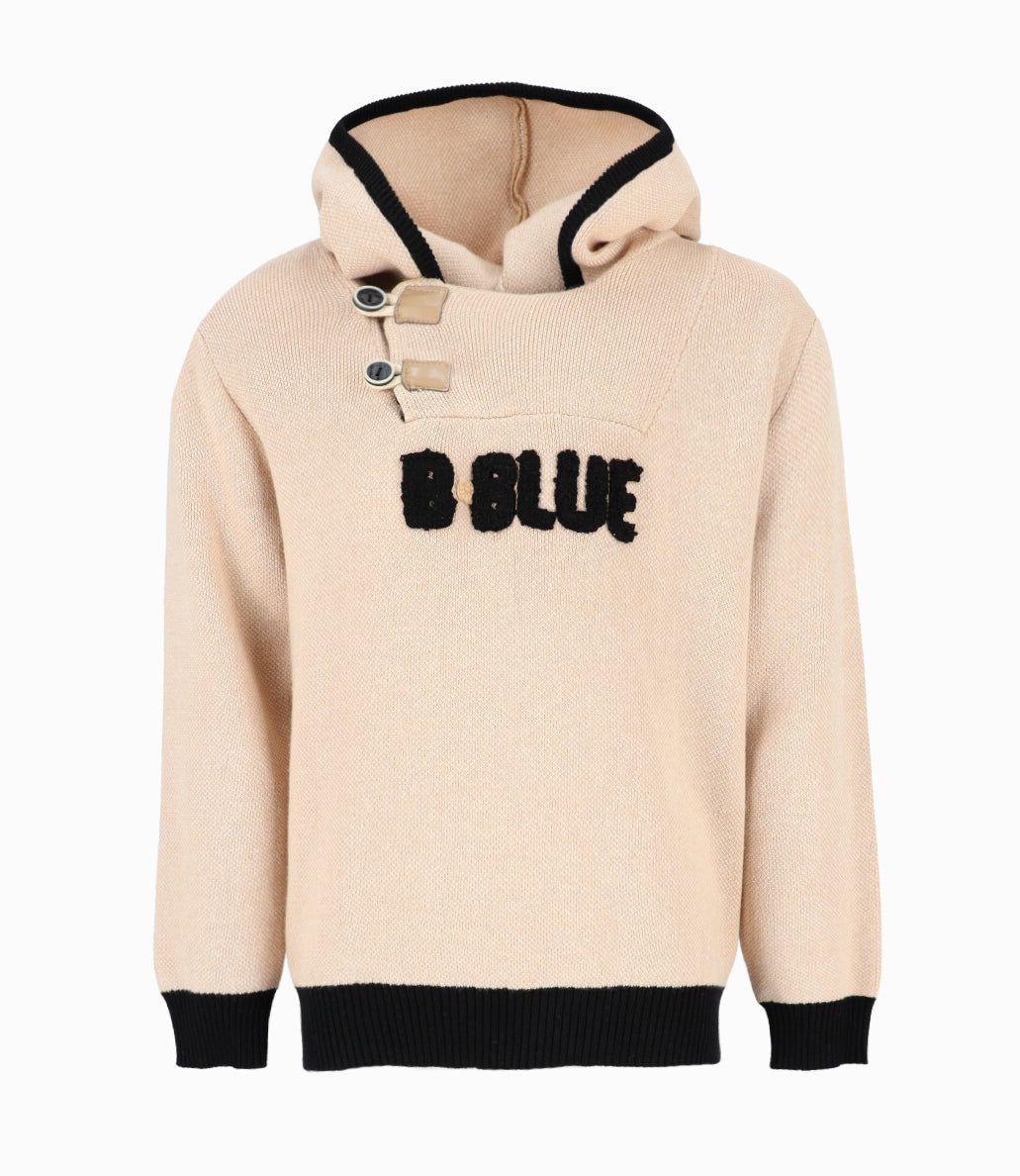 Chaleco niño tejido beige Black and Blue-1
