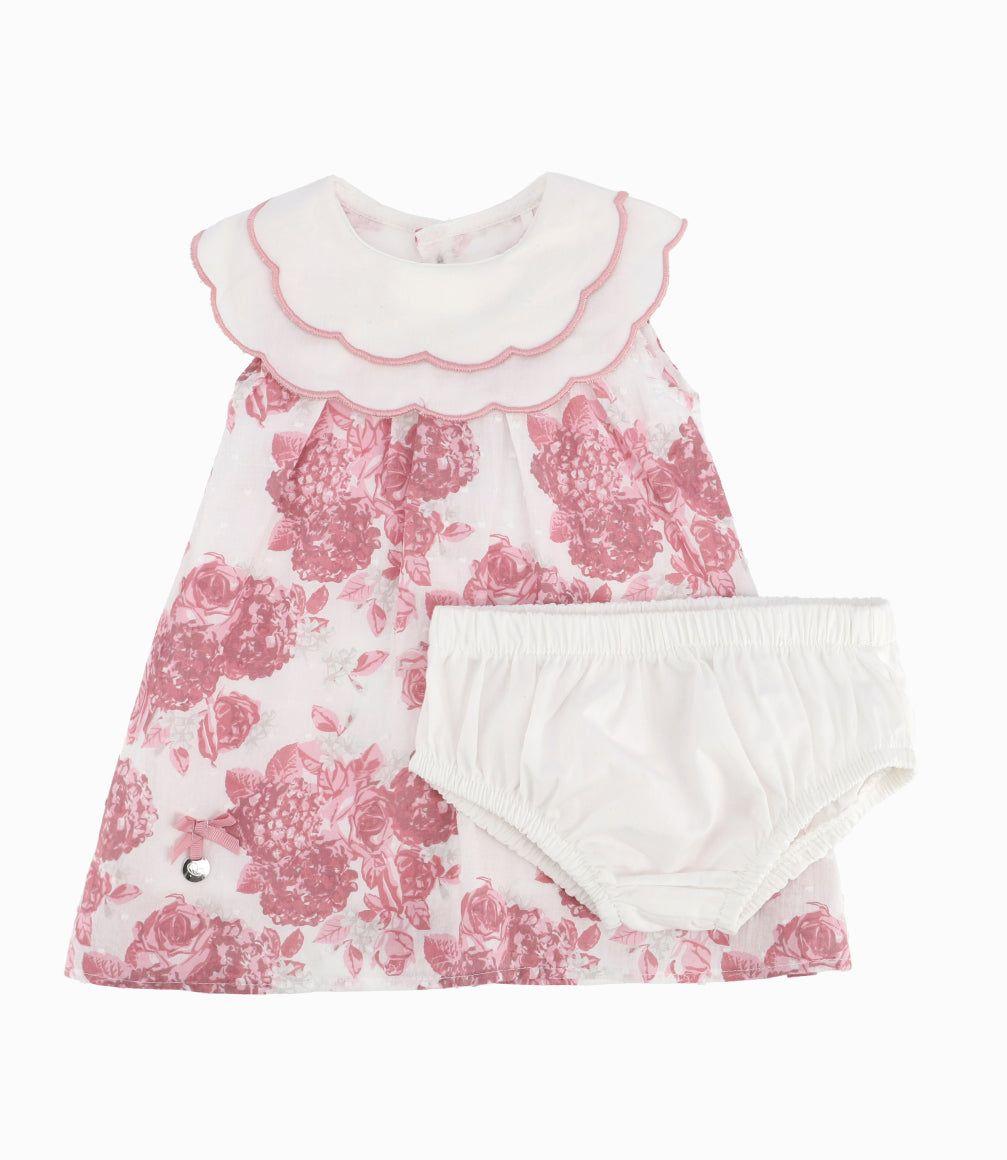 Vestido Recién Nacida Floreado-4