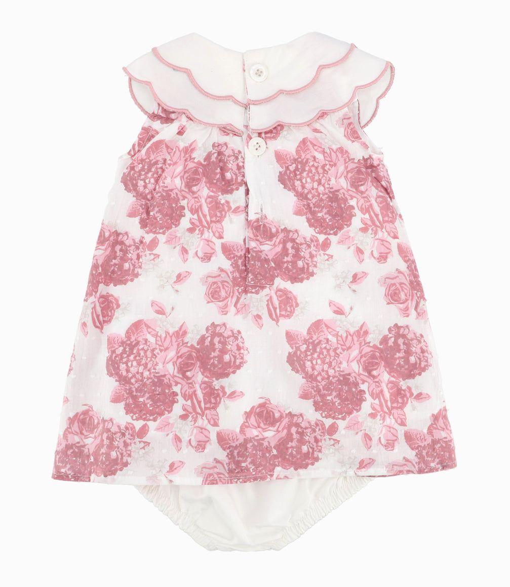 Vestido Recién Nacida Floreado-6