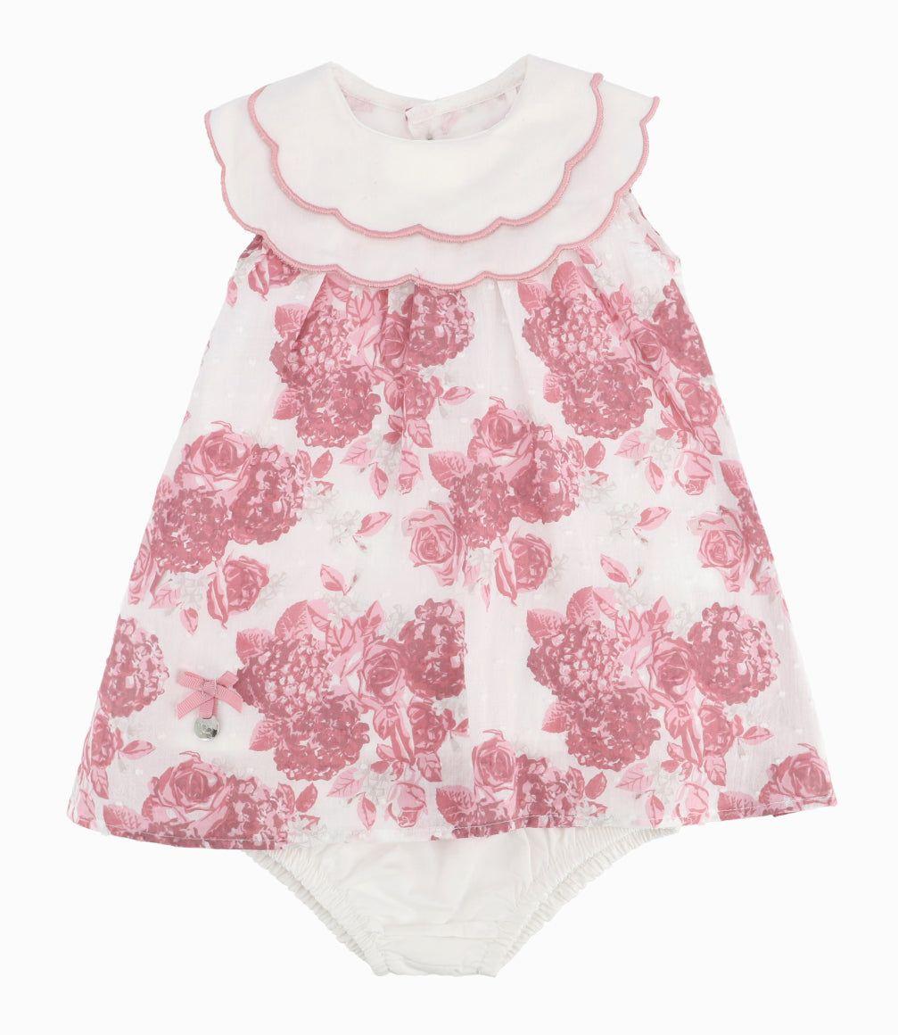 Vestido Recién Nacida Floreado-9