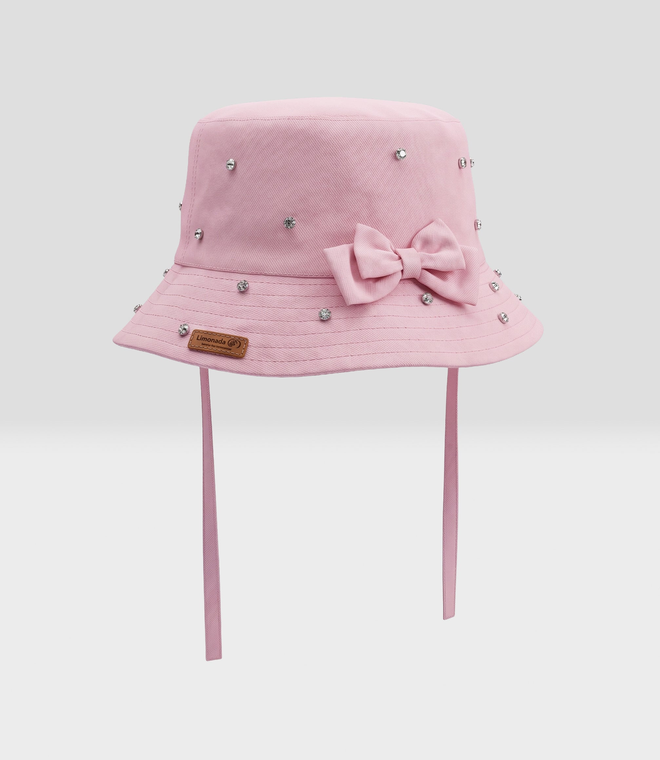 Gorro niña bucket con cherry L91621270202 rosado Limonada-0