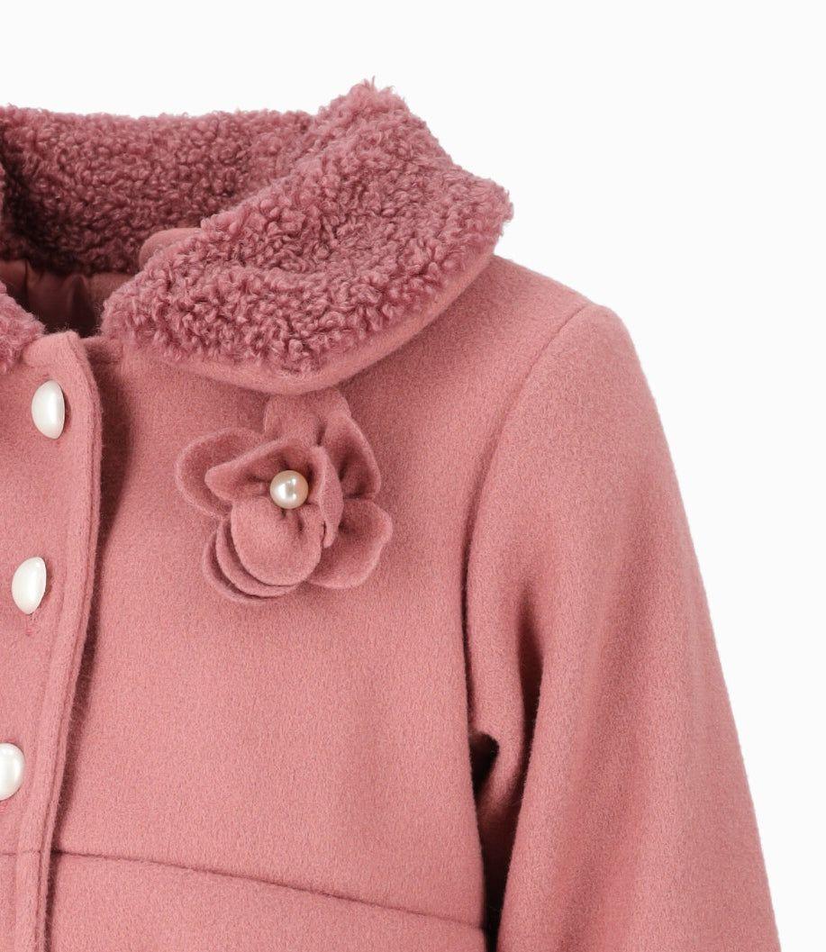 Abrigo bebés con boina rosado Limonada-2