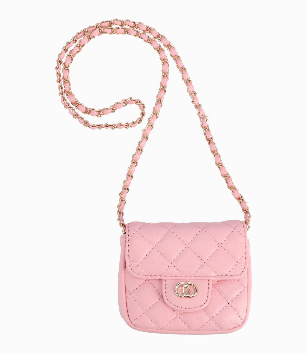 Cartera Niña Diseño Acolchado Coral-2