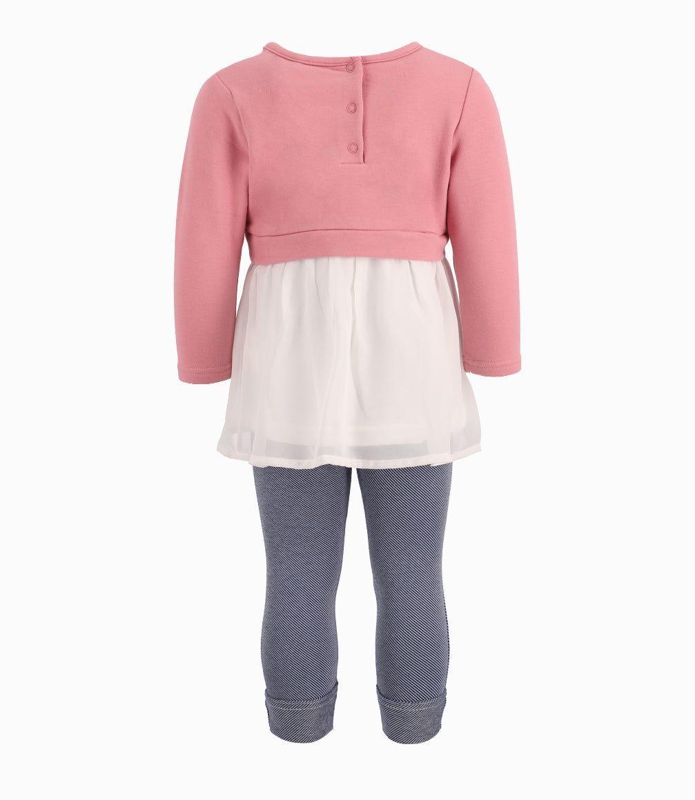 Conjunto Bebé Niña Mariposa De Lentejuelas Limonada Rosado-2