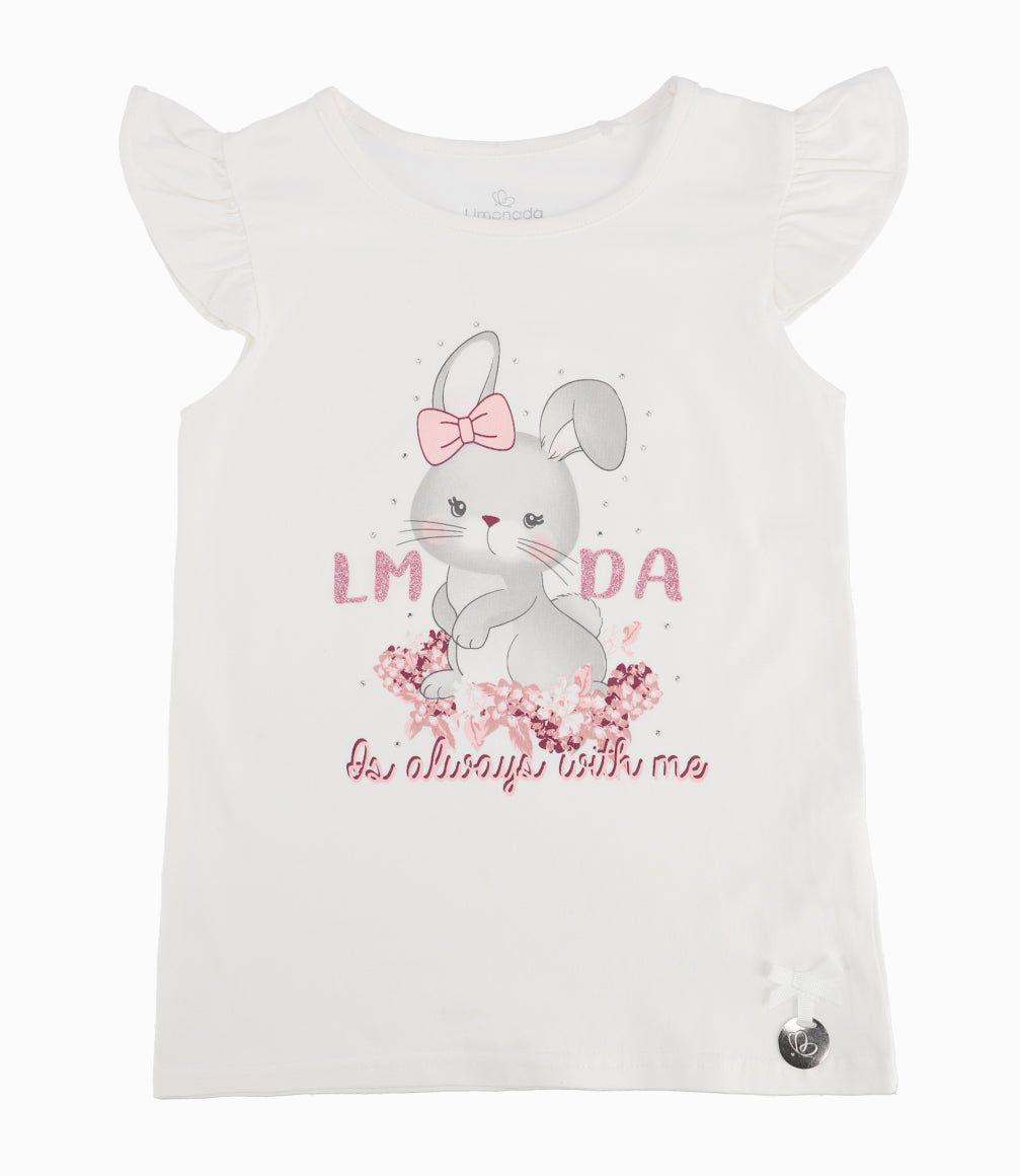 Polera Niña Con Conejo-3