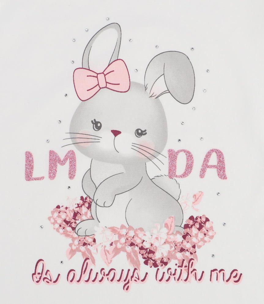 Polera Niña Con Conejo-7