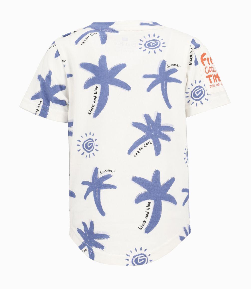 Polera Bebé Con Palmeras Crudo-1