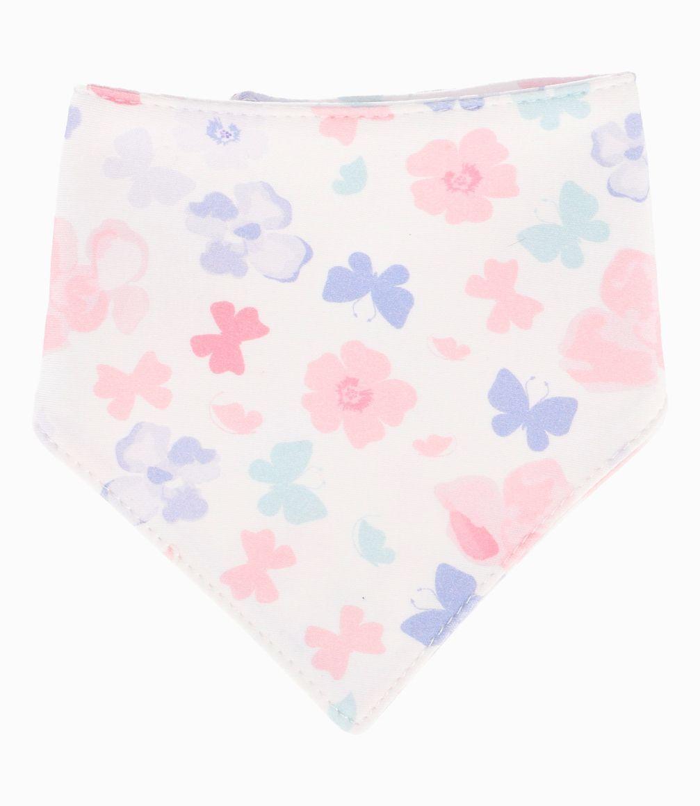 Set 2 Baberos Triangulares Recién Nacida Rosado 4 Kids-1