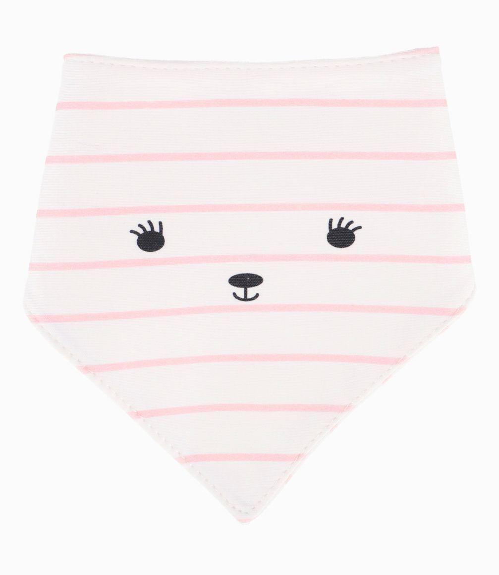 Set 2 Baberos Triangulares Recién Nacida Rosado 4 Kids-2