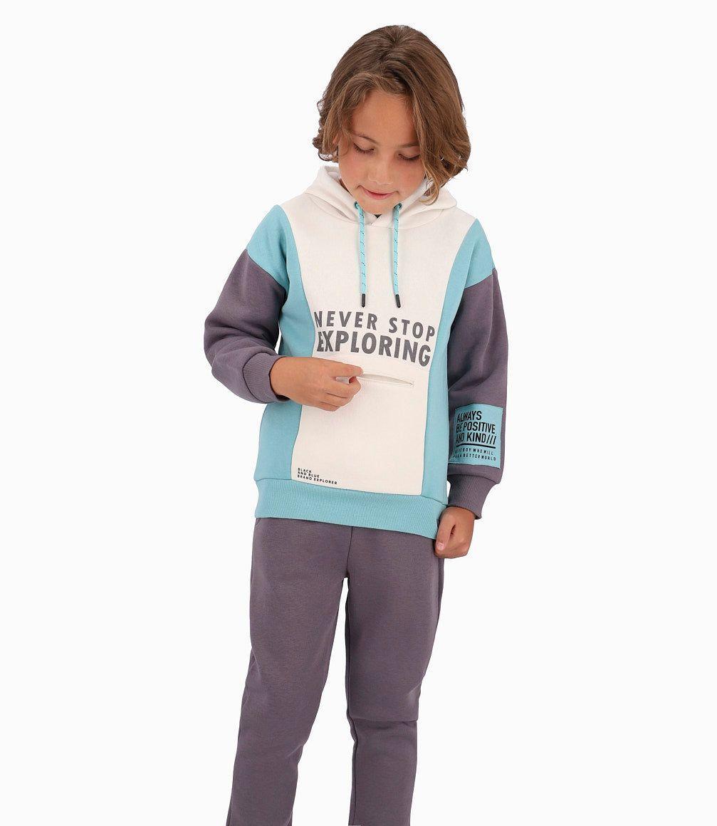 Buzo Niño Tres Colores Black And Blue Menta-3