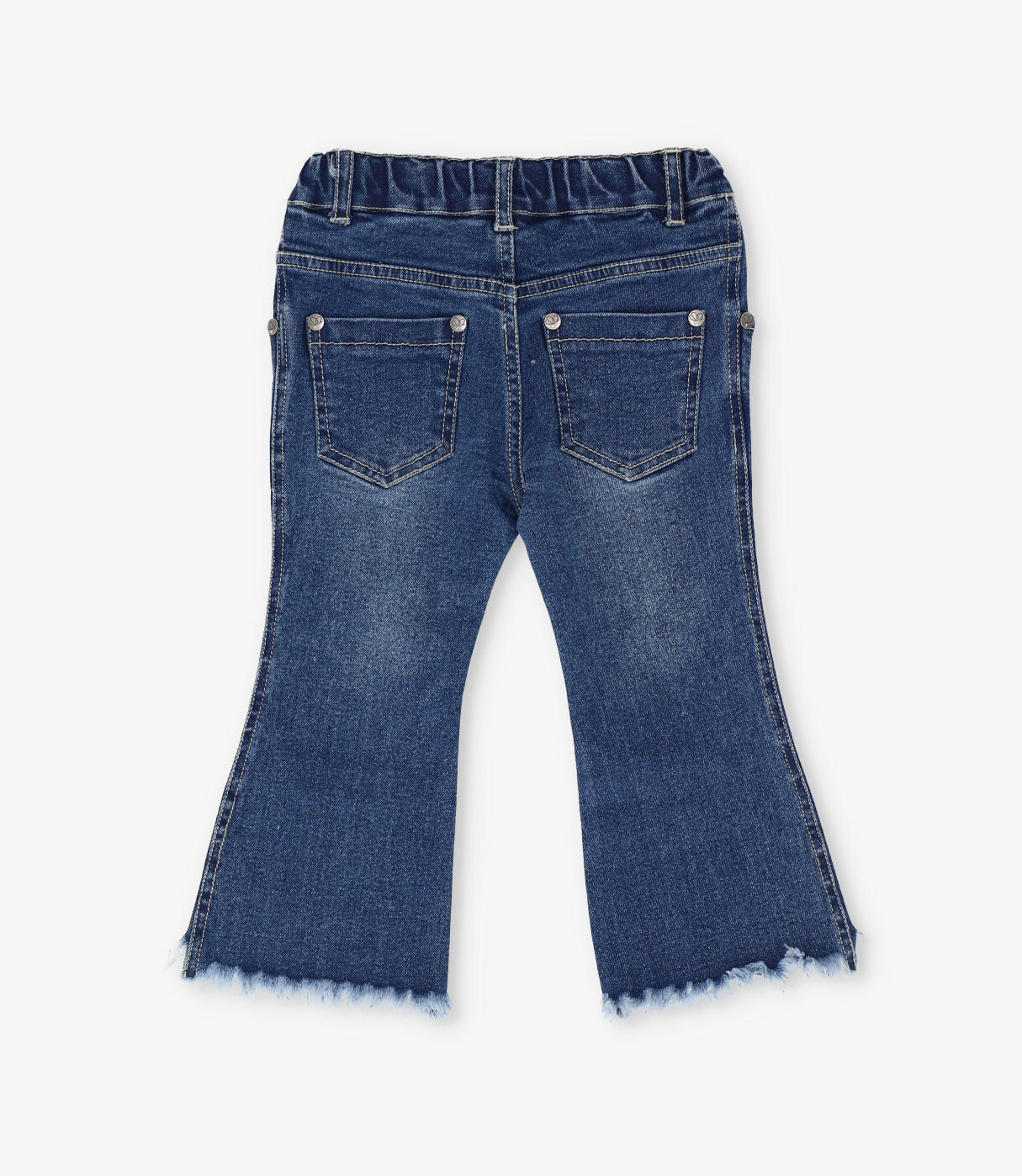 Jeans bebé flores denim azul Limonada-1