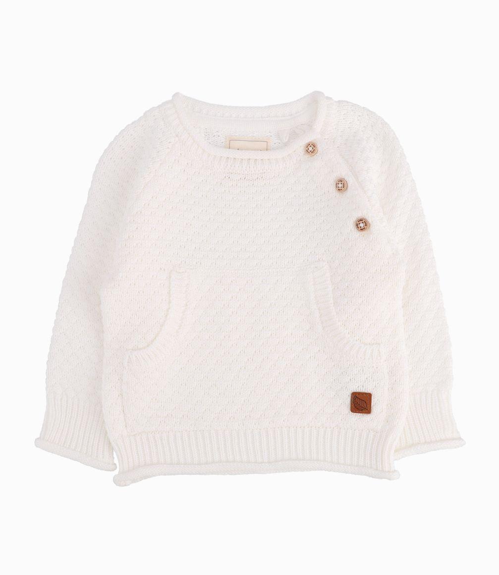 Chaleco Recién Nacido Tejido 4 Kids Beige-0