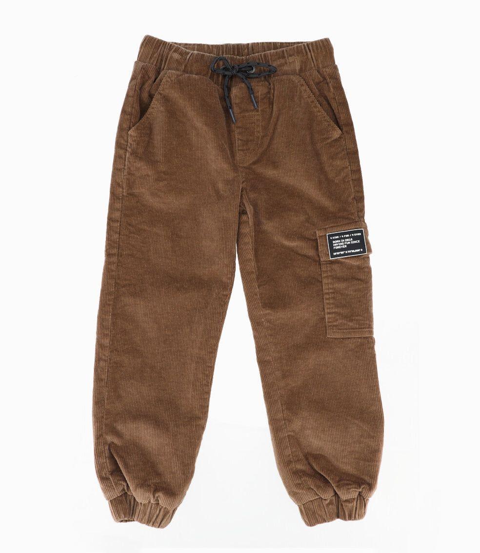 Pantalón niño jogger beige 4 Kids-0