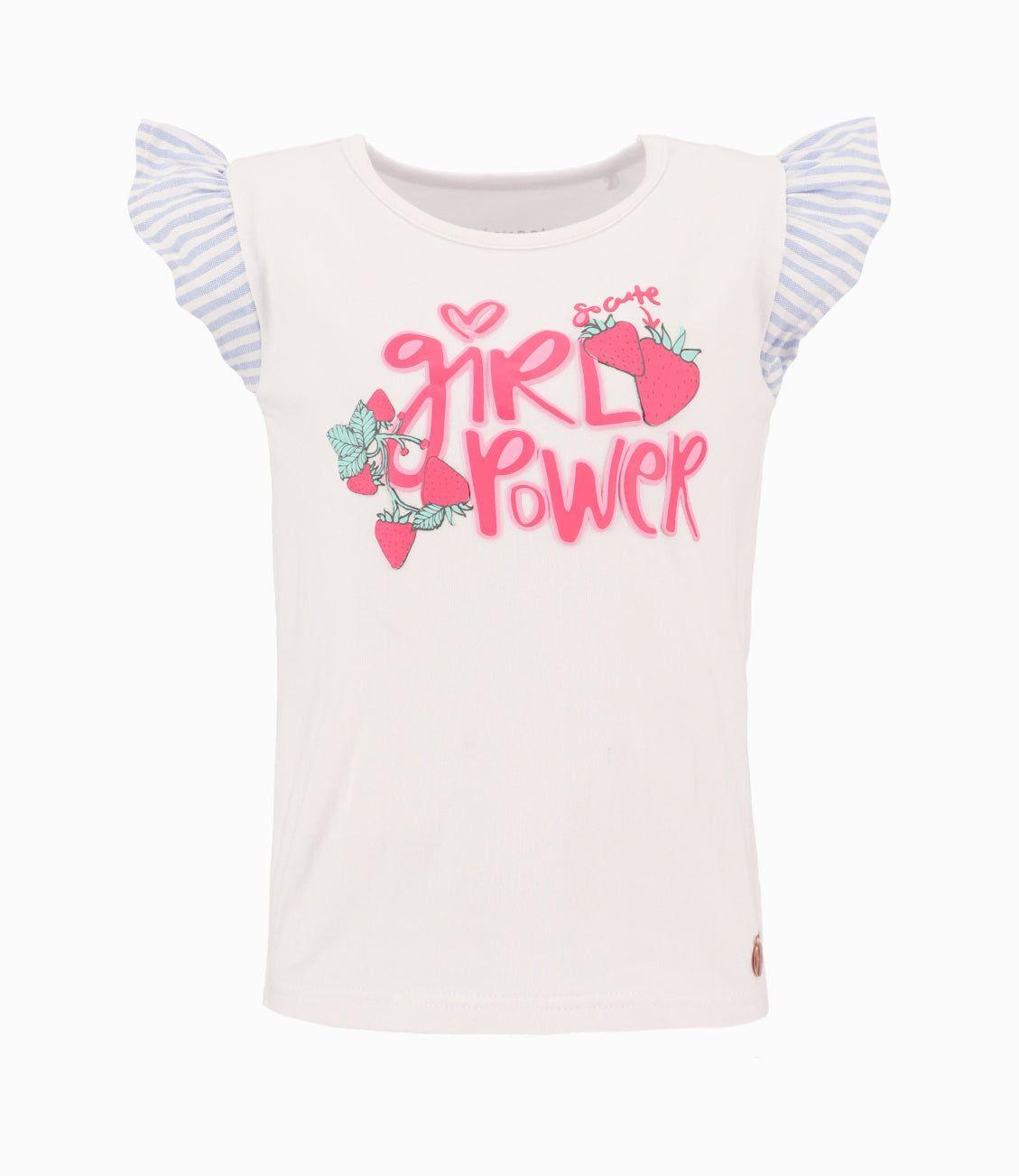 Polera Niña Con Vuelos Blanco-8