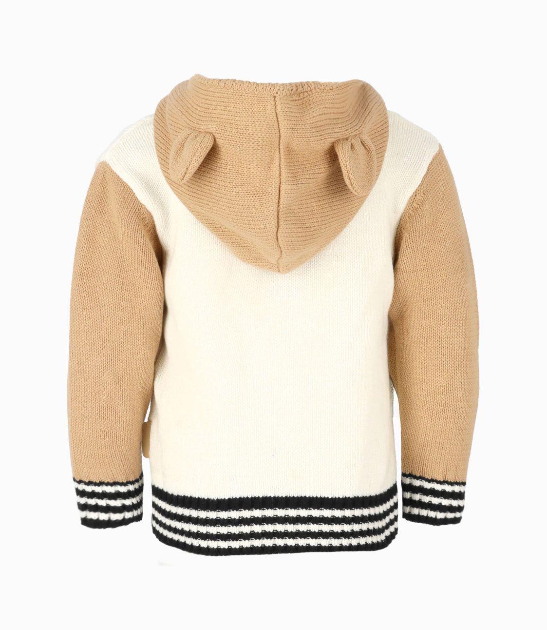 Chaleco bebés tejido beige Black and Blue-1