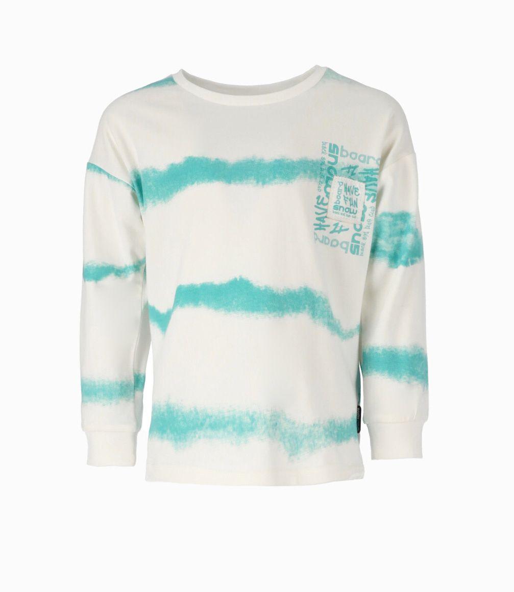 Polera niño tie dye blanco Black and Blue-0