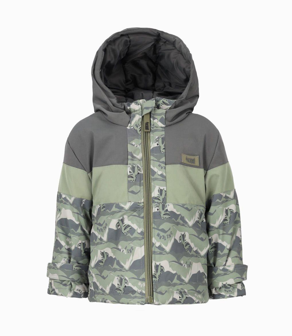 Parka bebés con diseño gris 4 Kids-0