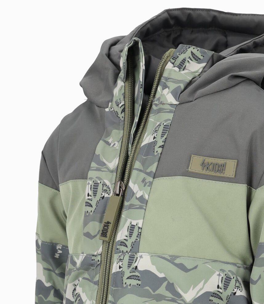 Parka bebés con diseño gris 4 Kids-2
