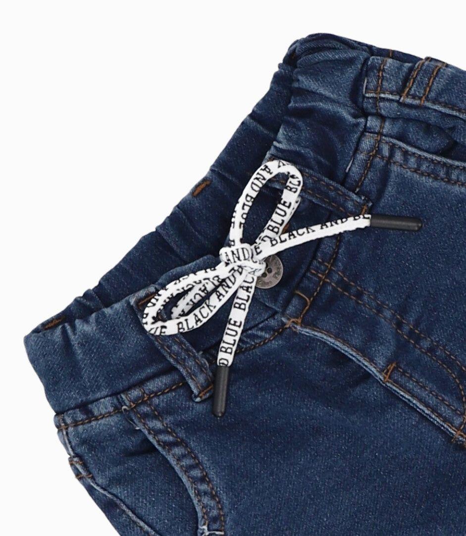 Jeans bebé jogger azul Black and Blue-2