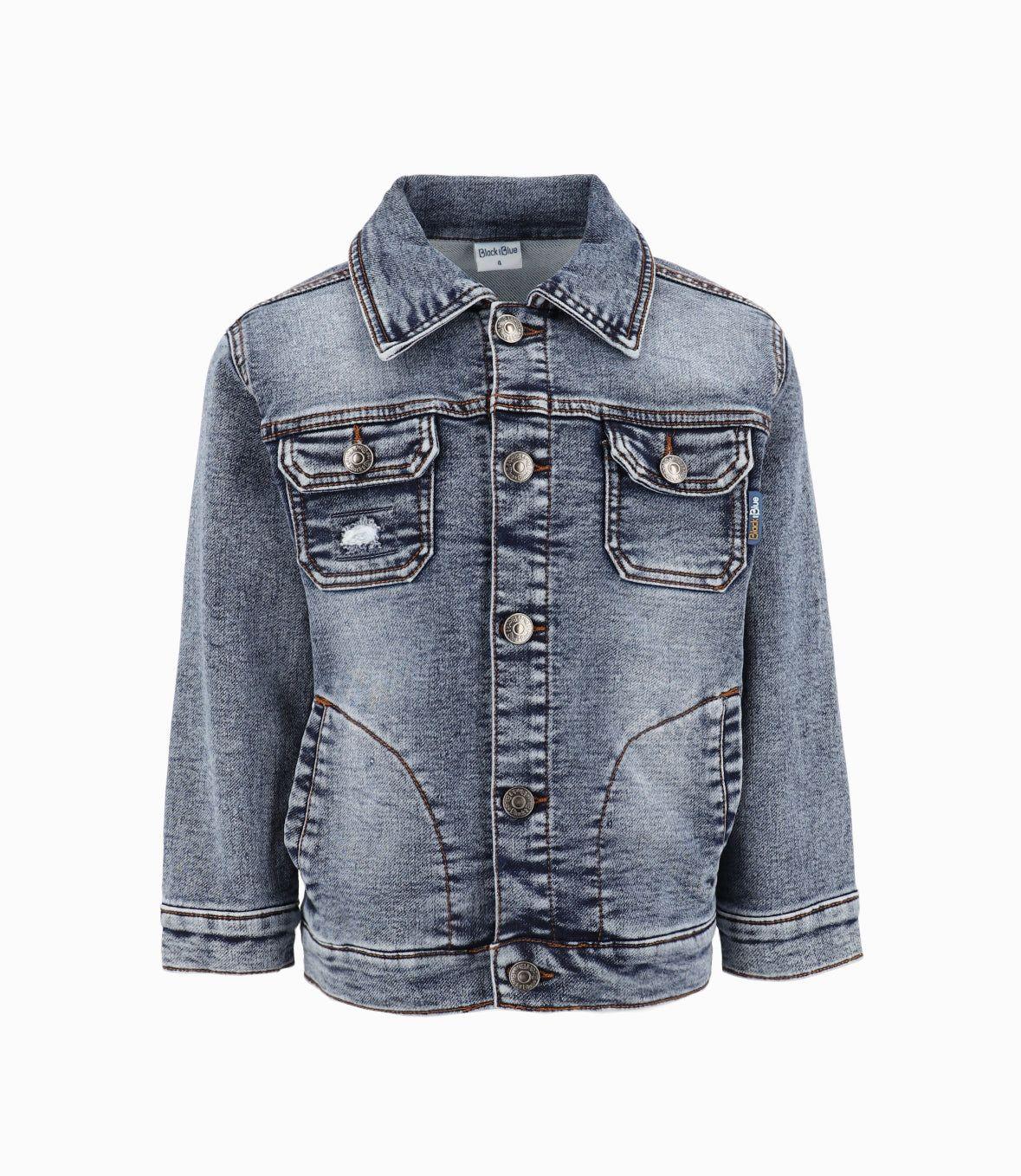 Chaqueta Niño Básica Denim Azul-0