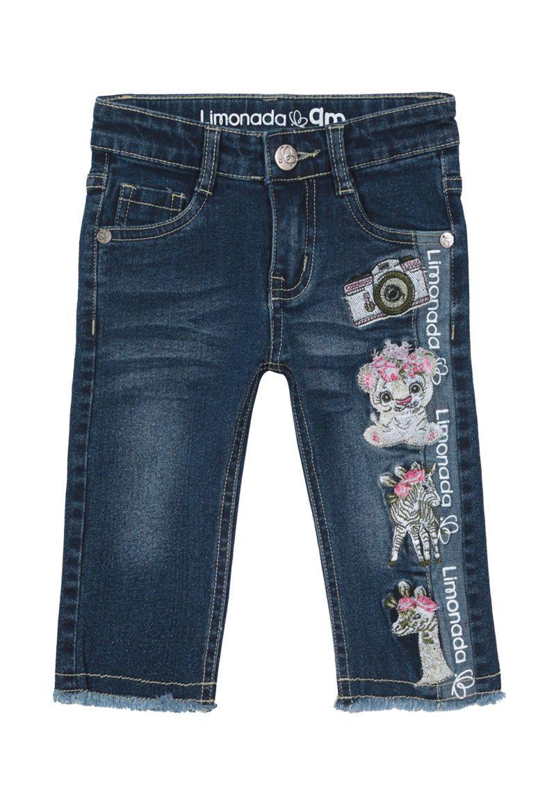 Jeans Bebé Niña Denim Azul Limonada-0