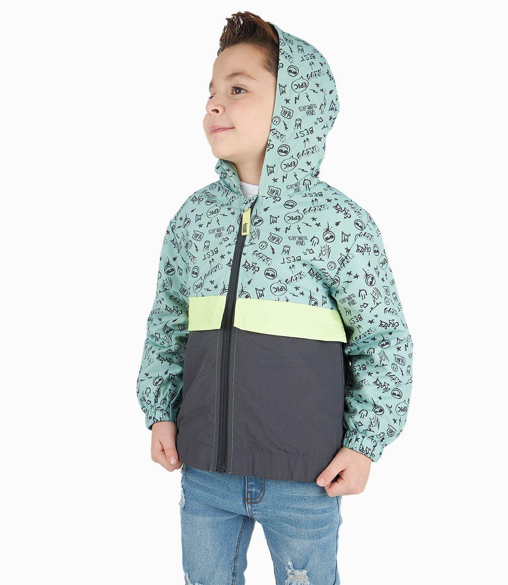 Chaqueta Niño Con Gorro Verde 4 Kids-8