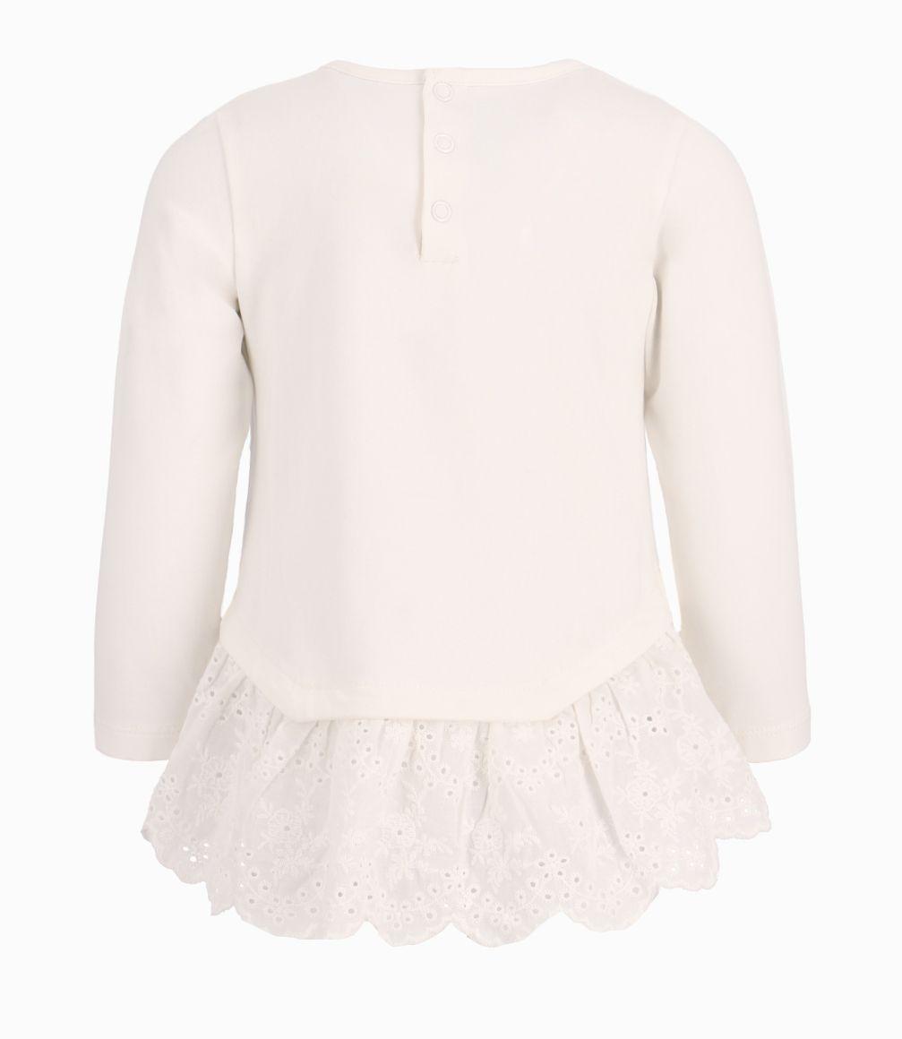Polera Bebé Niña Con Vuelos Limonada Crudo-2