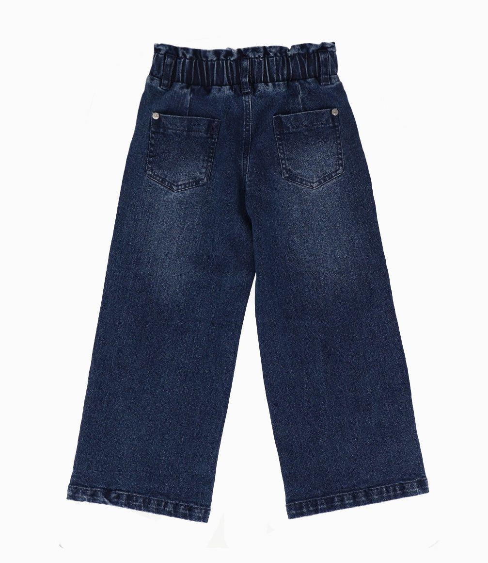 Jeans niña love azul marino Limonada-1