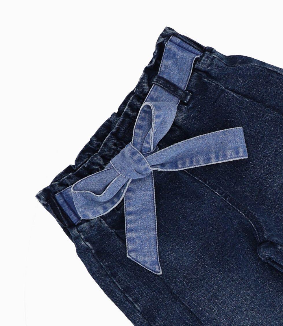 Jeans niña love azul marino Limonada-2
