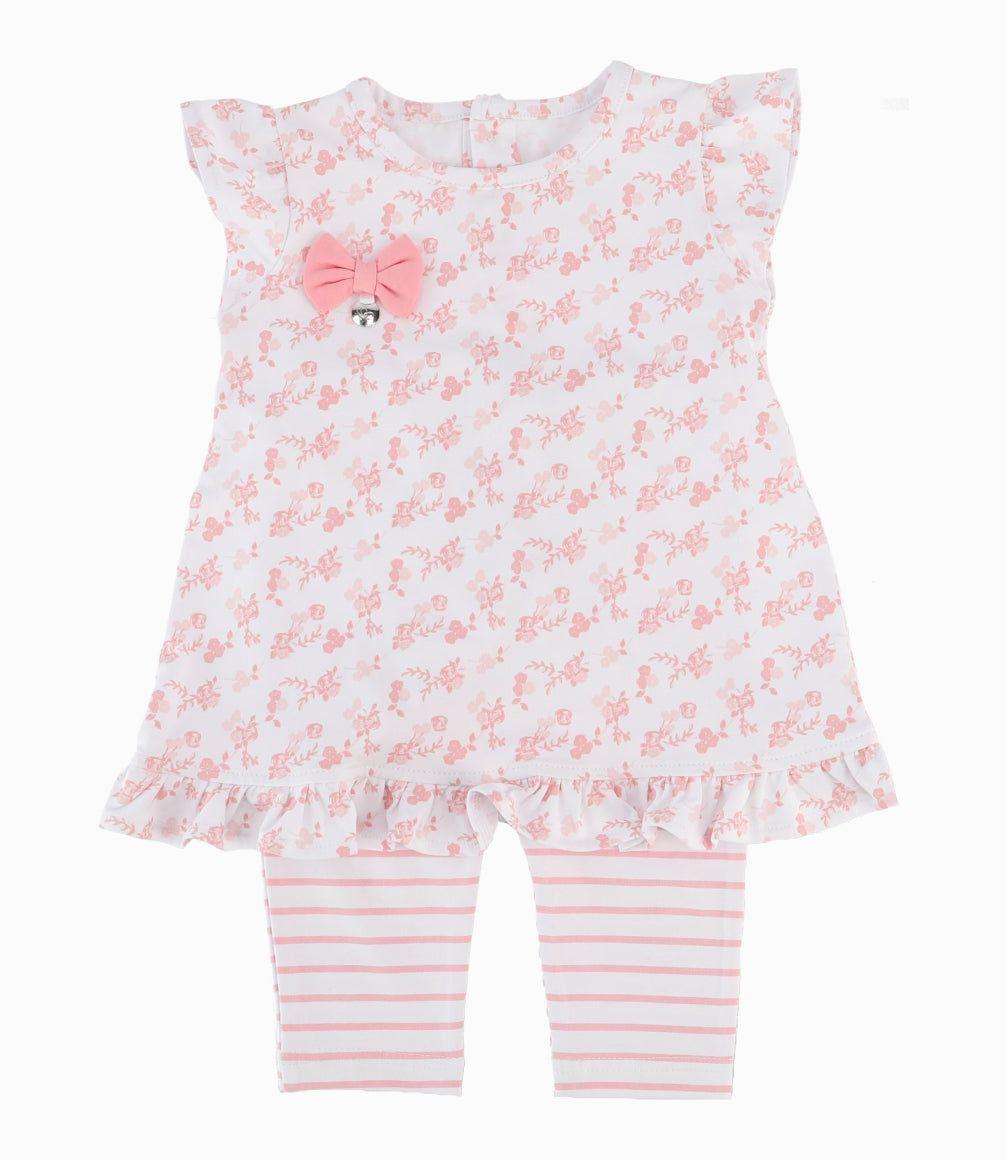 Conjunto Recién Nacida De Polera Y Calzas-8