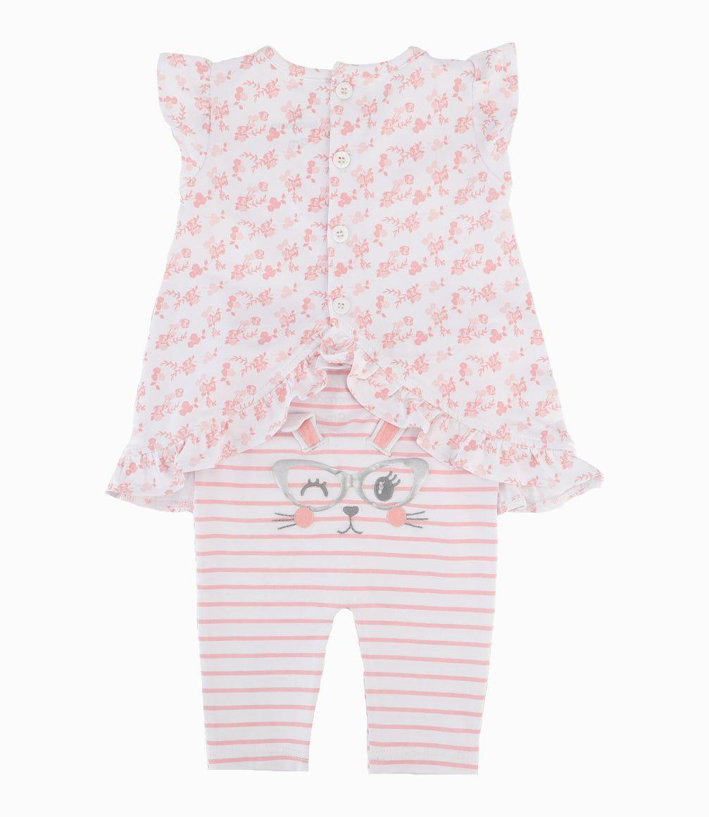 Conjunto Recién Nacida De Polera Y Calzas-9